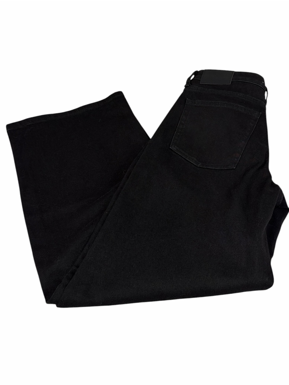 Everlane The Mid Way Jean 27R Black Straight Leg Organic Cotton High Rise - Picture 2 of 8